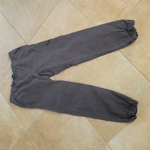 Gap black denim joggers elastic waist 16 husky